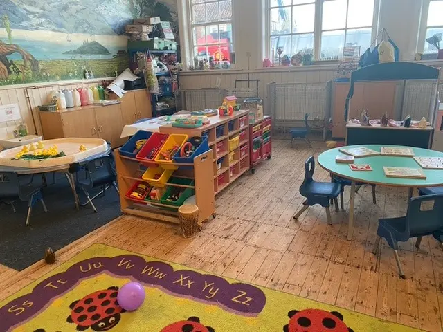 The bright, well-equipped learning environment at Rillington Pre-school Playgroup